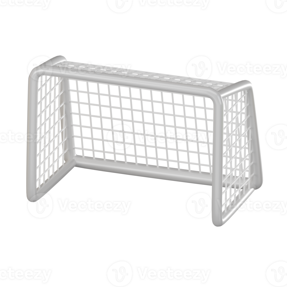 3D render, Goalpost for Soccer and Sports-Themed Projects, Icon Illustration png
