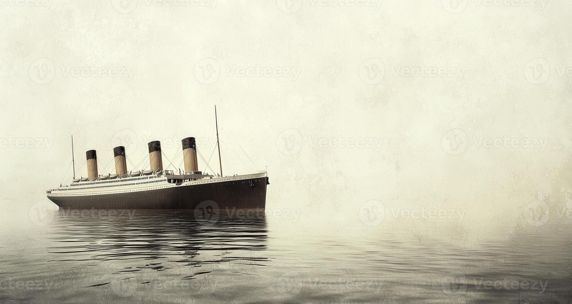 large vintage ship floating on calm ocean waters 3 photo