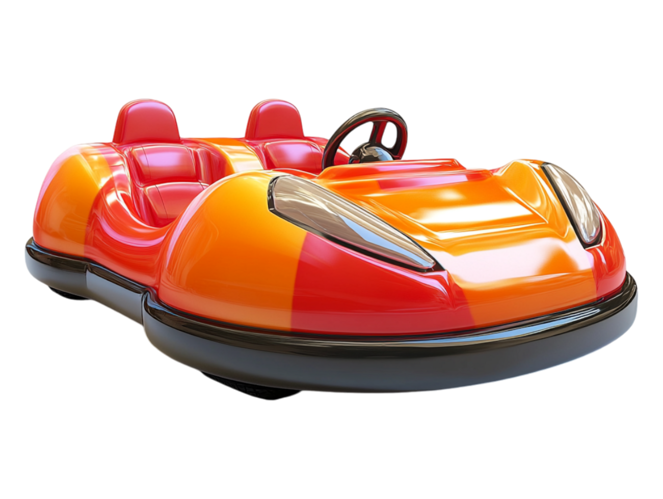 a bumper car on a transparent background png