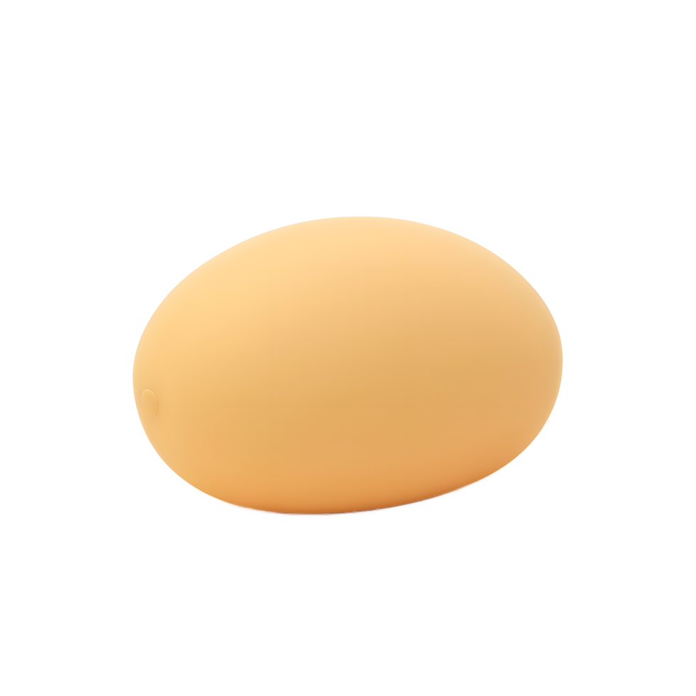 Single Egg A Smooth, Pale Yellow Oval, Minimalist Still Life png