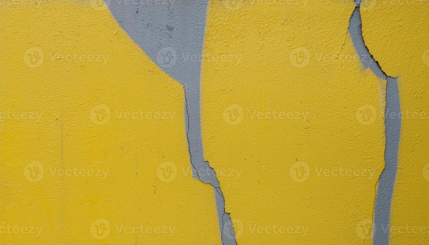 Yellow Wall Texture with Intricate Patterns photo