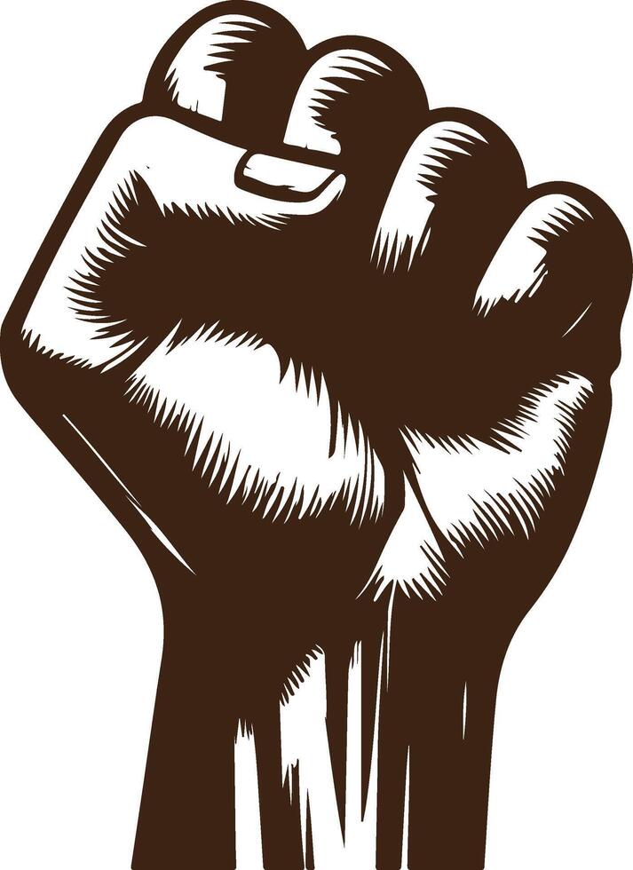 Powerful Fisted Hand Illustrations for Digital and Print Projects vector