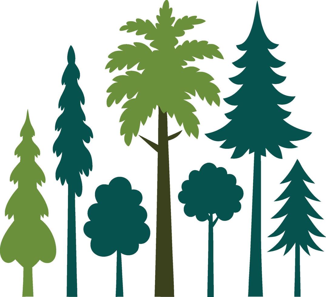 Best Tree Symbol Illustrations for Designers vector