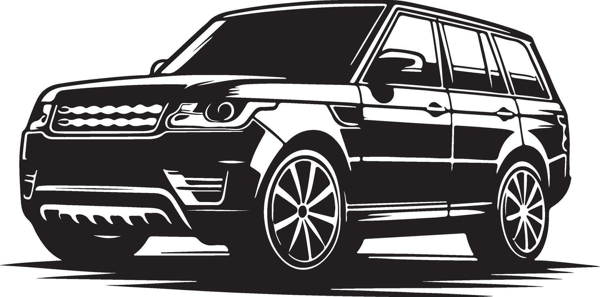Modern Car Silhouette Vectors for Creative Projects