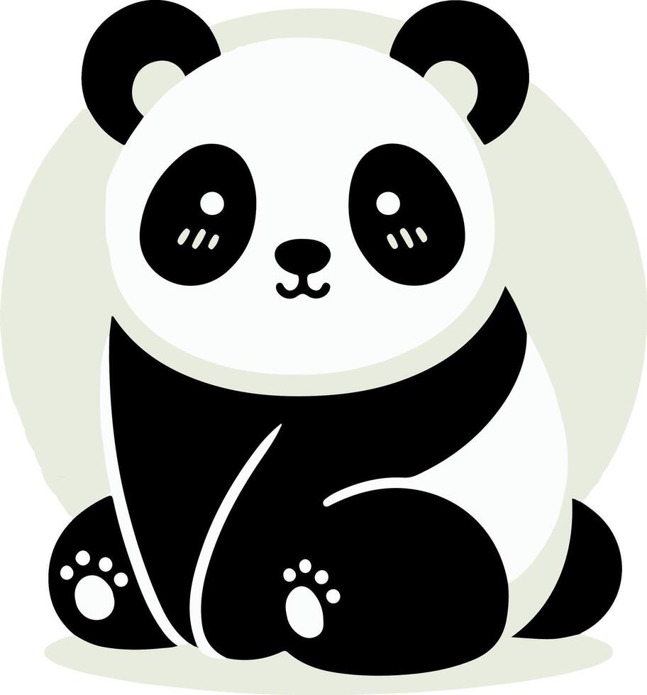 Adorable Panda Vectors Art illustration for Creative Projects