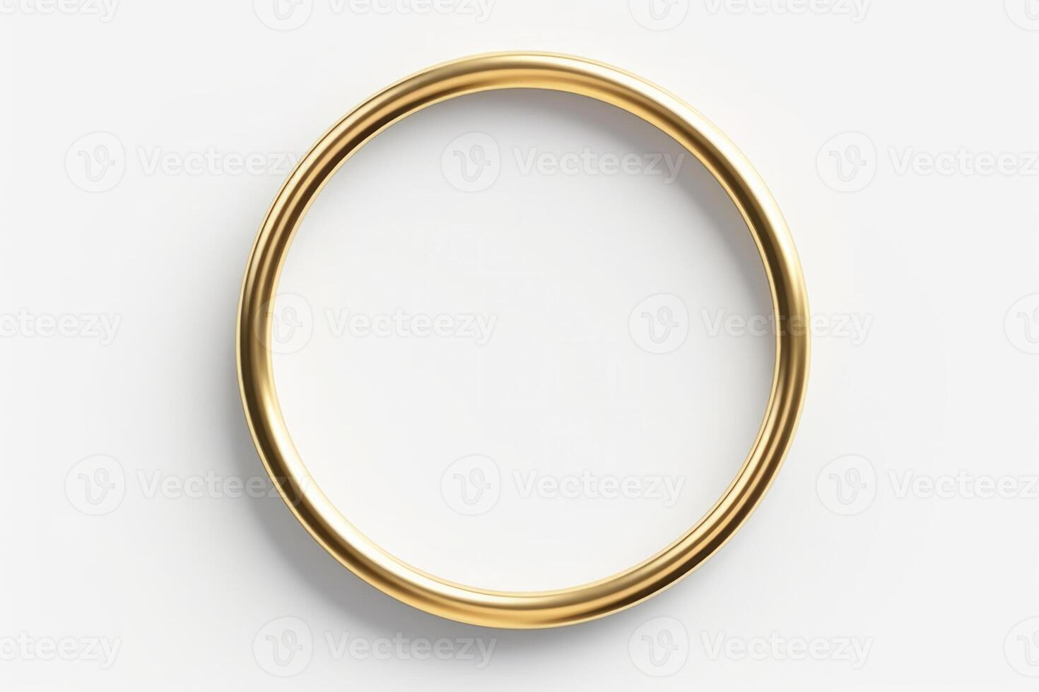 Golden frame or border for paintings, mirrors or photo isolated on white background. Design element. Empty space for picture or text.