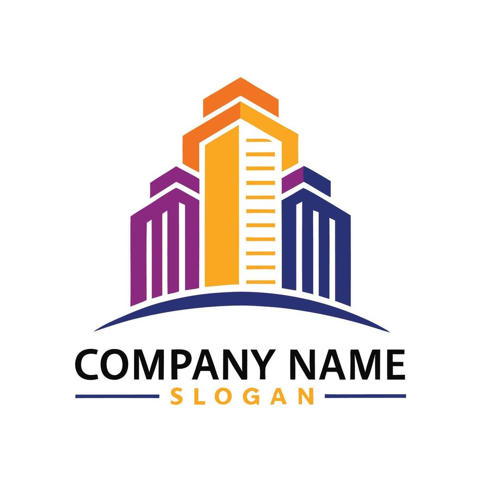 a logo for a company name vector