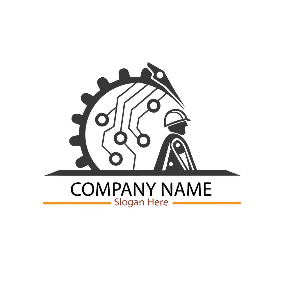 a logo for a company background vector