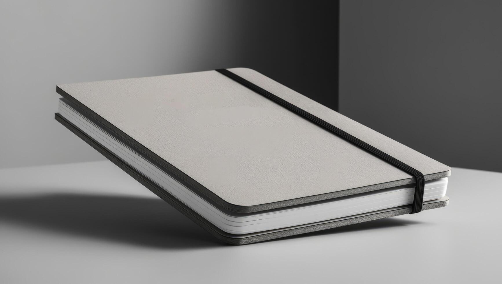 Contemporary Brutalist Notebook with Unique Artistic Design photo