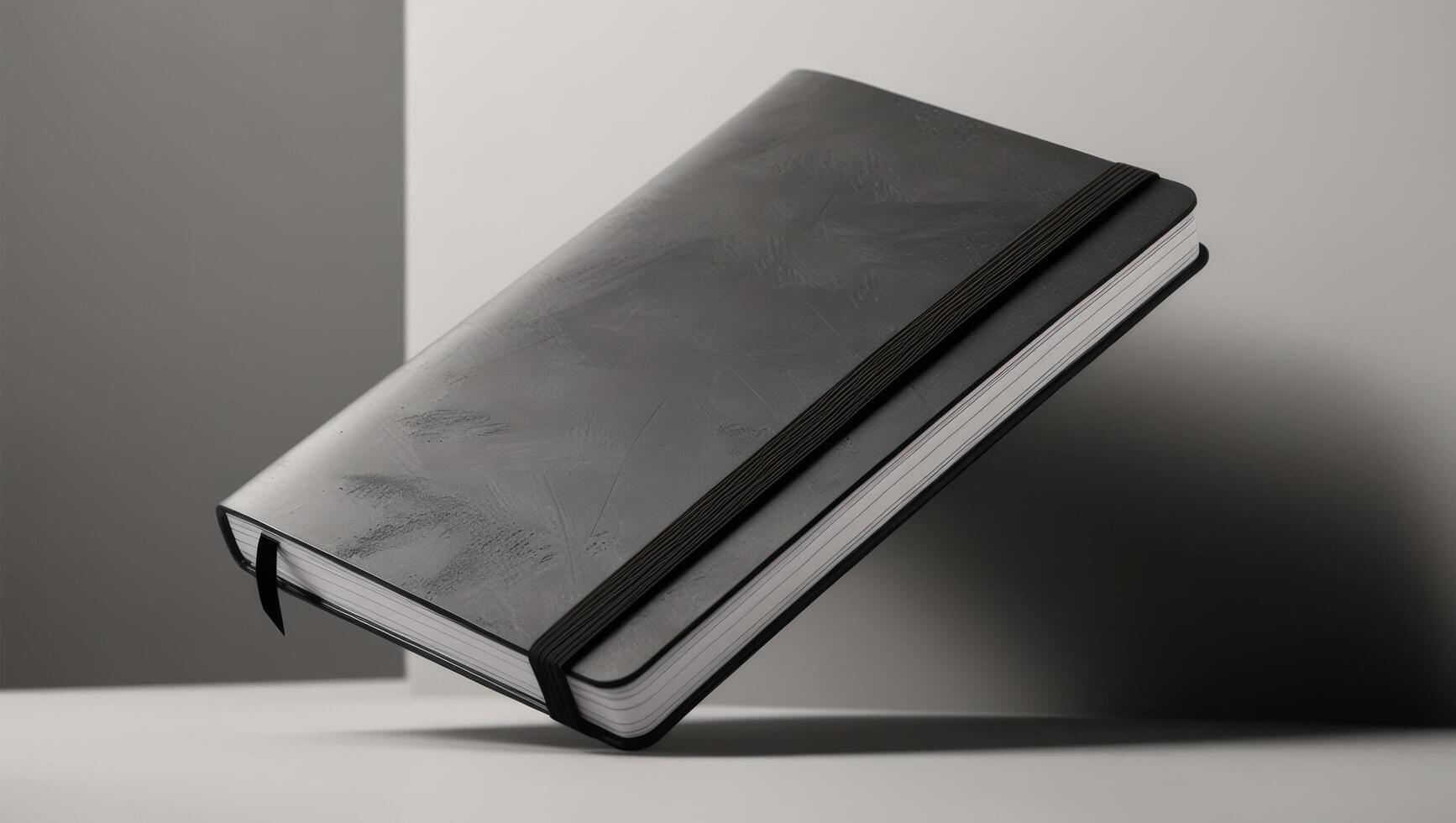 Minimalist Brutalist Notebook with Sleek Modern Design photo