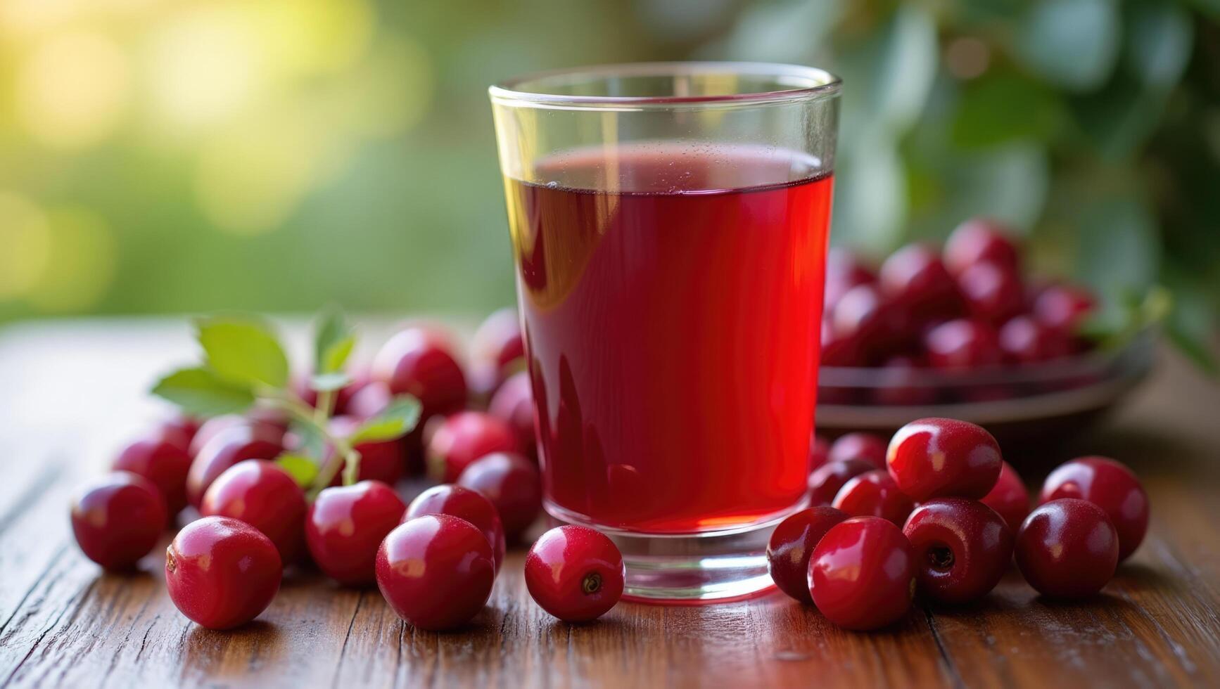 Fresh Cranberry Juice in a Glass Full of Antioxidant Benefits photo