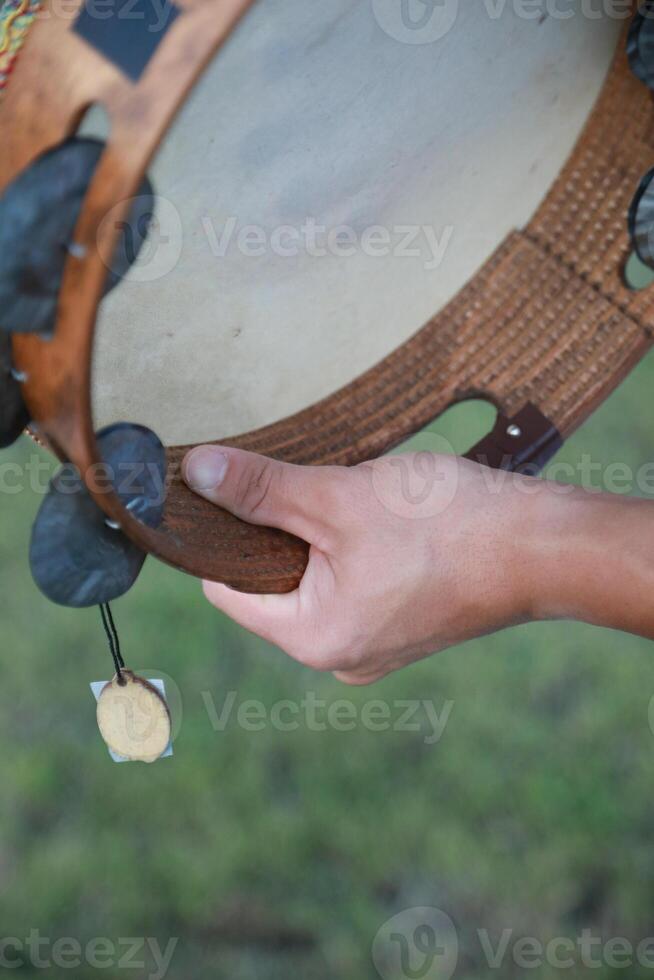 Percussive Sounds Dancing in Rural Meadows photo