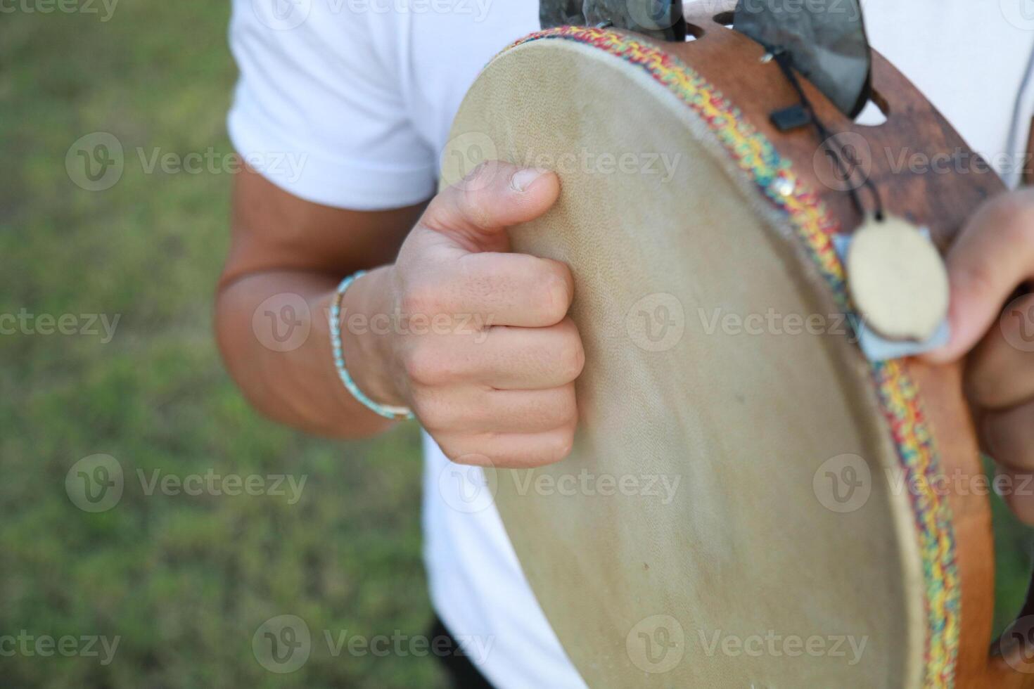 Percussive Sounds Dancing in Rural Meadows photo