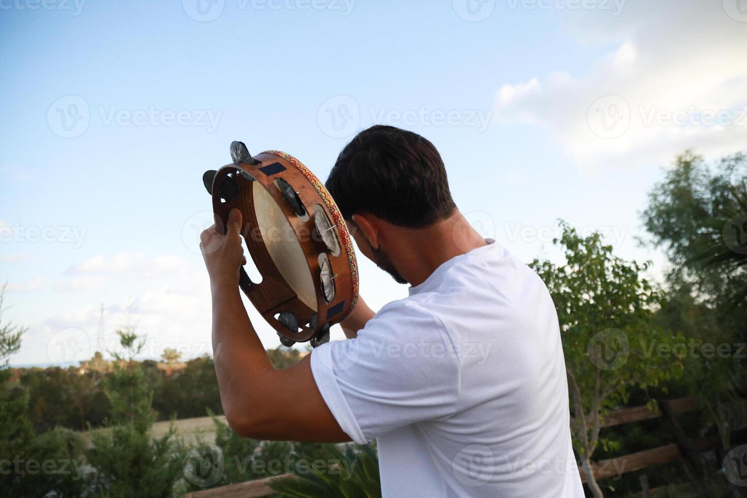 Tambourine Performance Lighting Up Rolling Hills photo