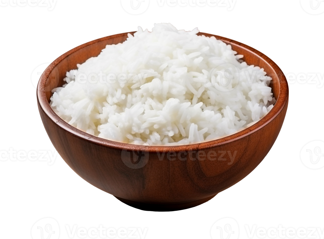 A Bowl of Light and Fluffy White Rice png