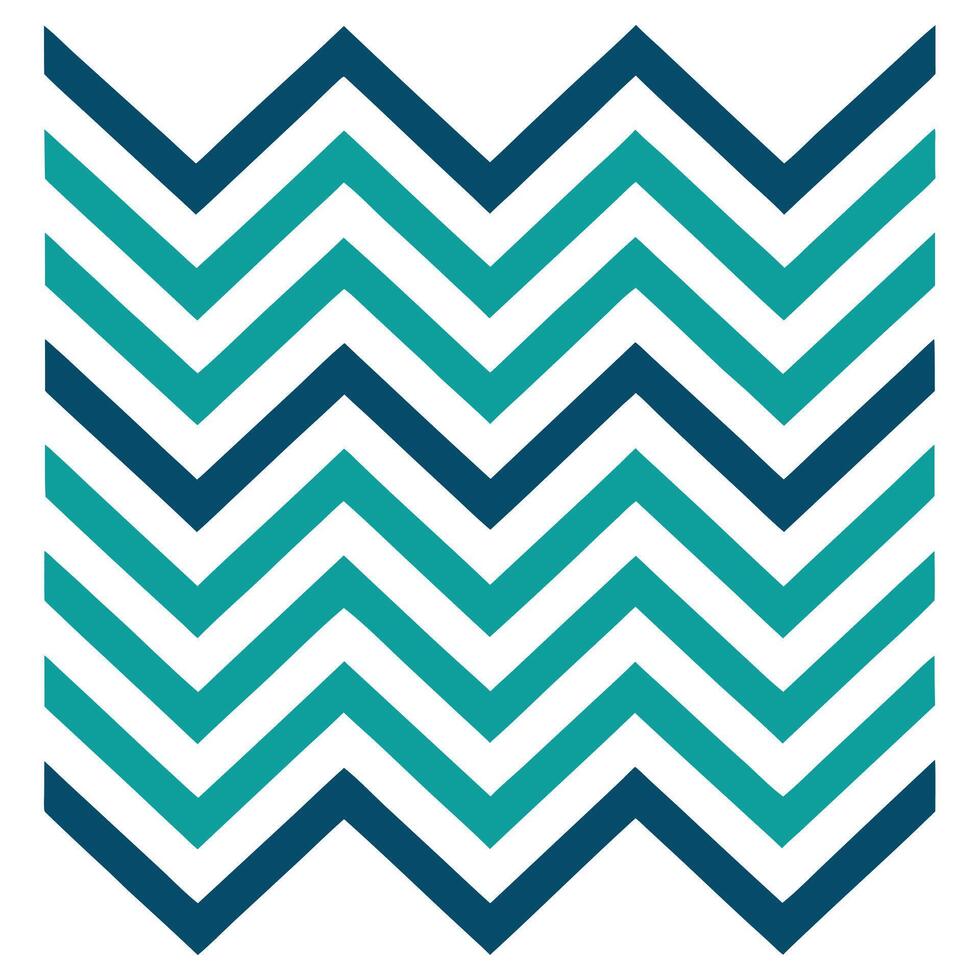 Teal and Navy Chevron Zigzag Pattern Background Design vector