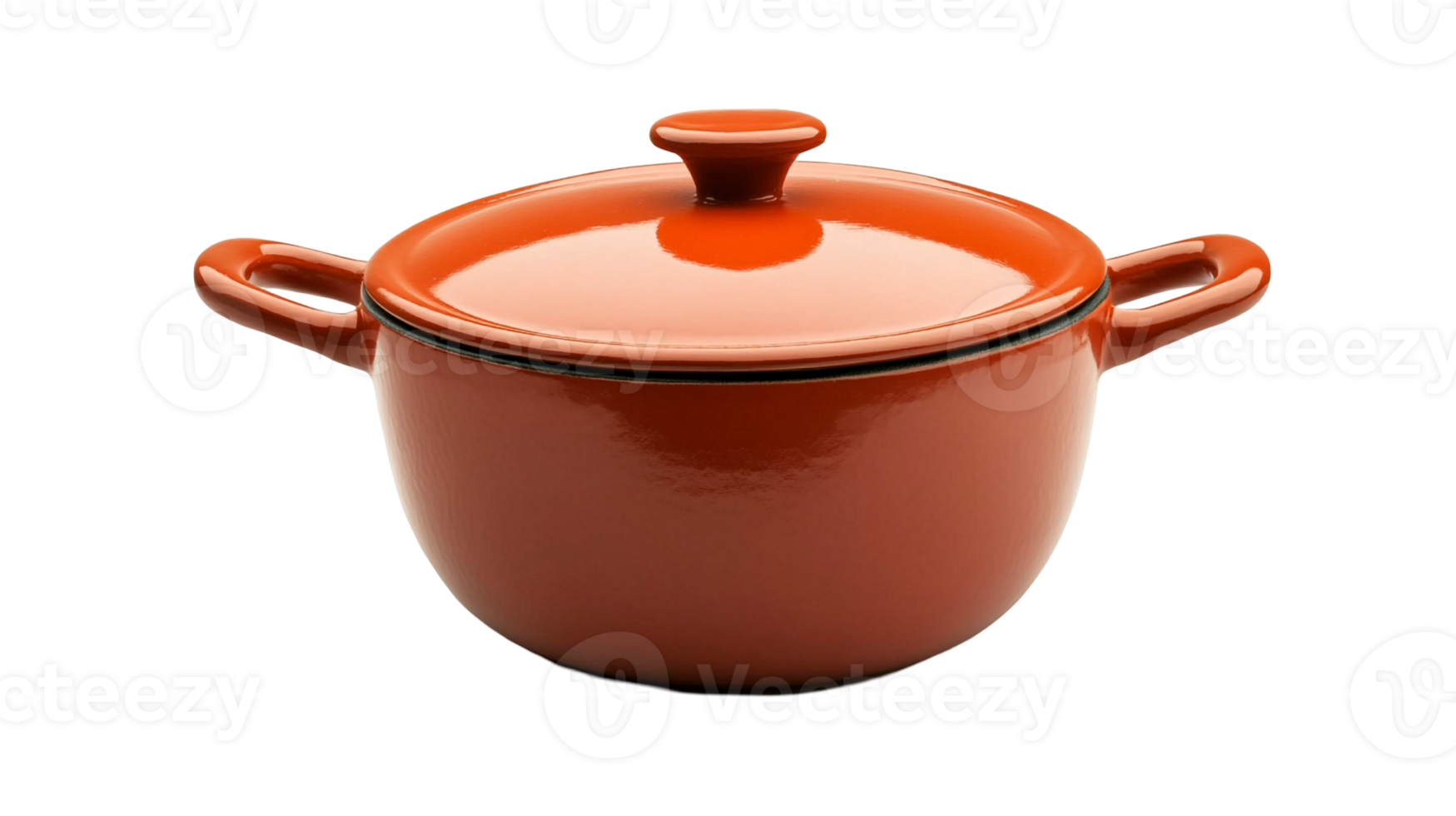 Small Ceramic Pot with Lid png