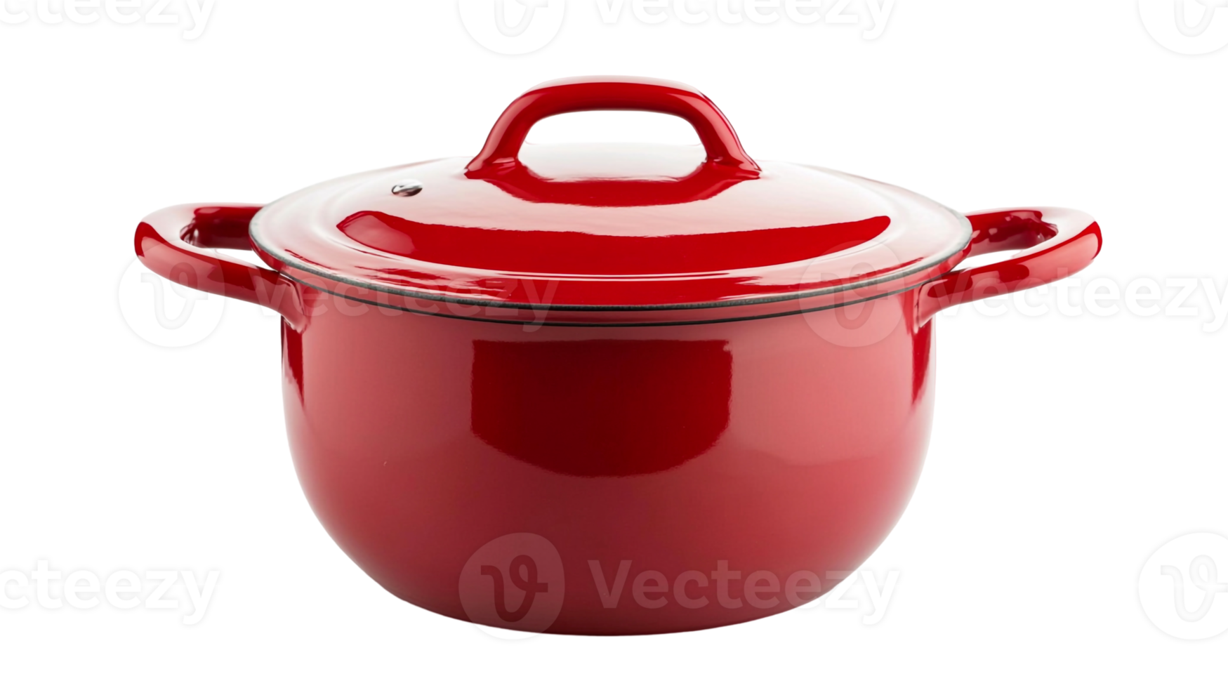 Textured Ceramic Pot with Lid png