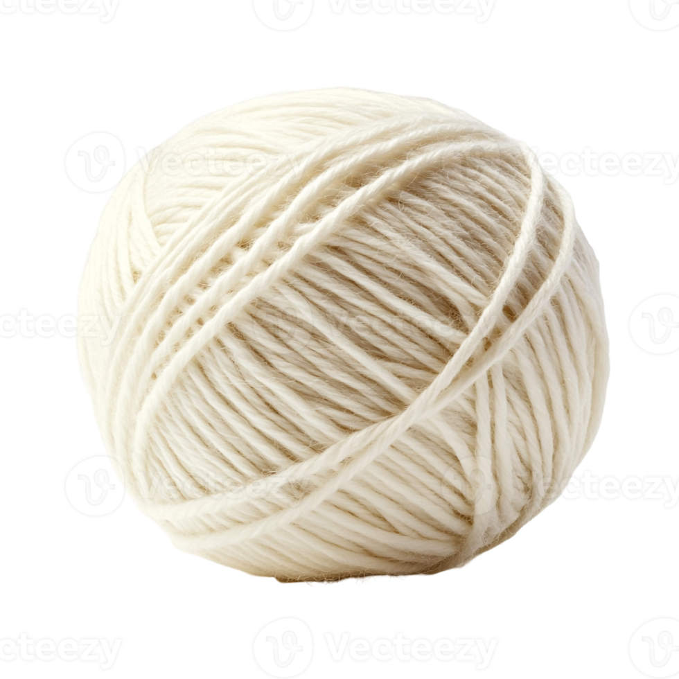 A Fluffy Ball of Yarn Ready for Use png