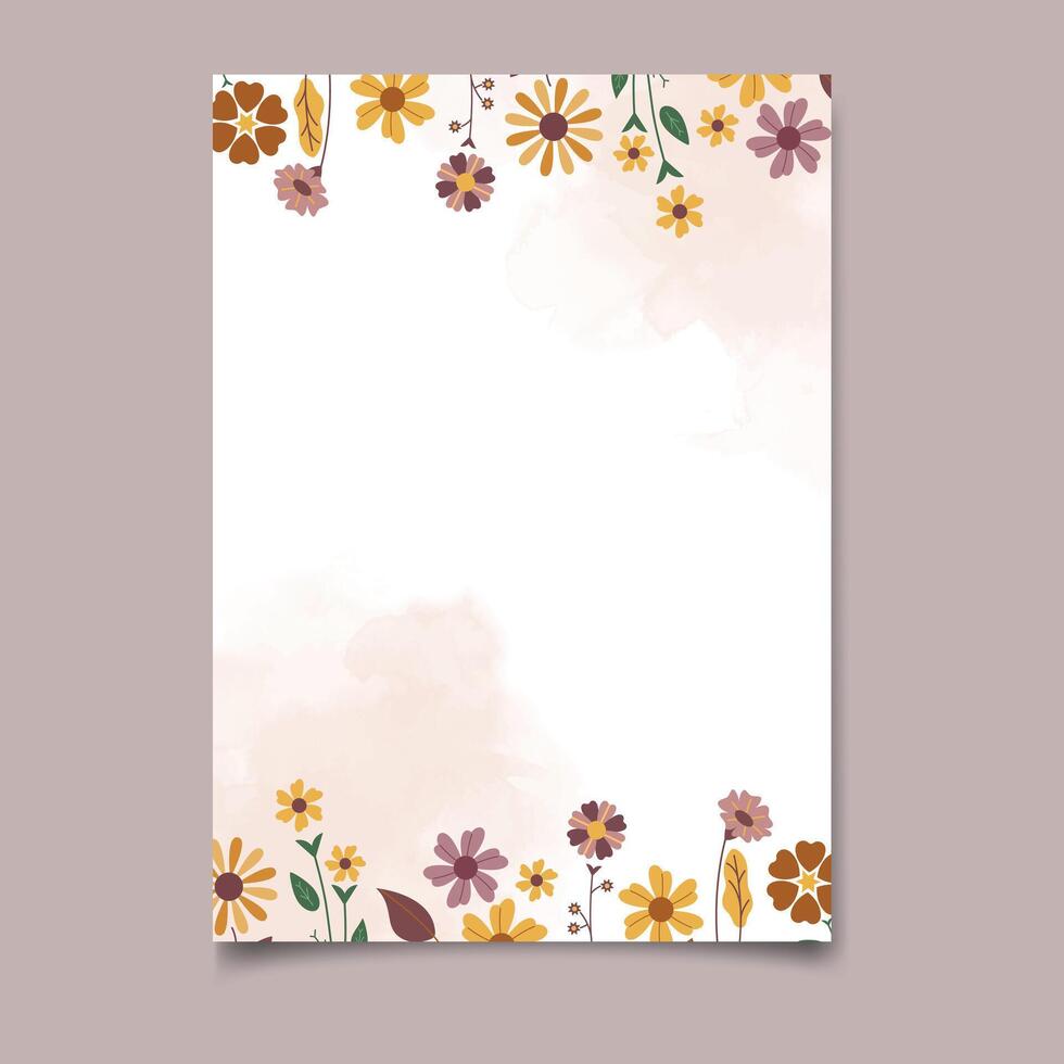 invitation card template vector