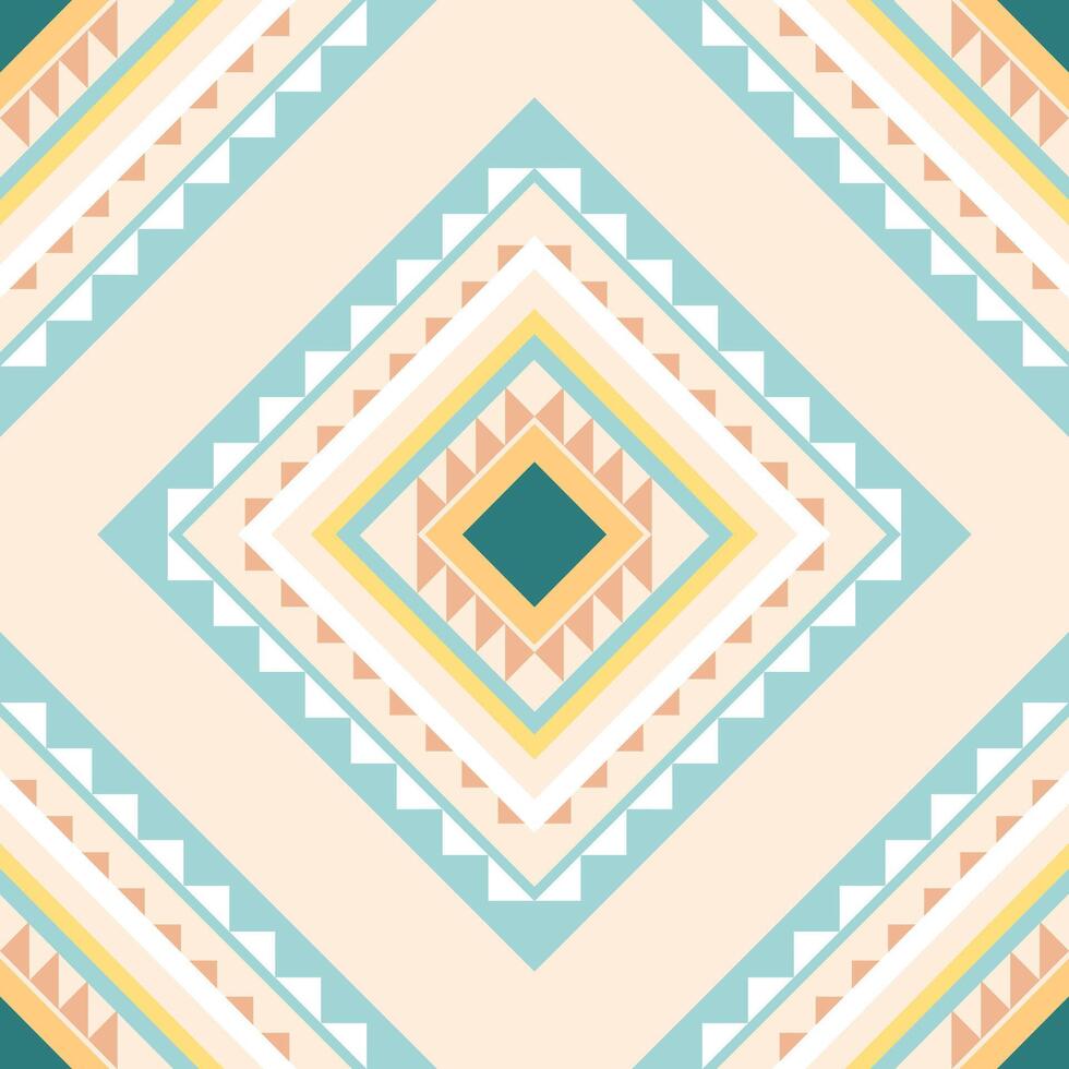 Tribal geometric background. Ethnic seamless pattern. Aztec Boho geometric seamless pattern. Navajo pattern. Native American style. vector