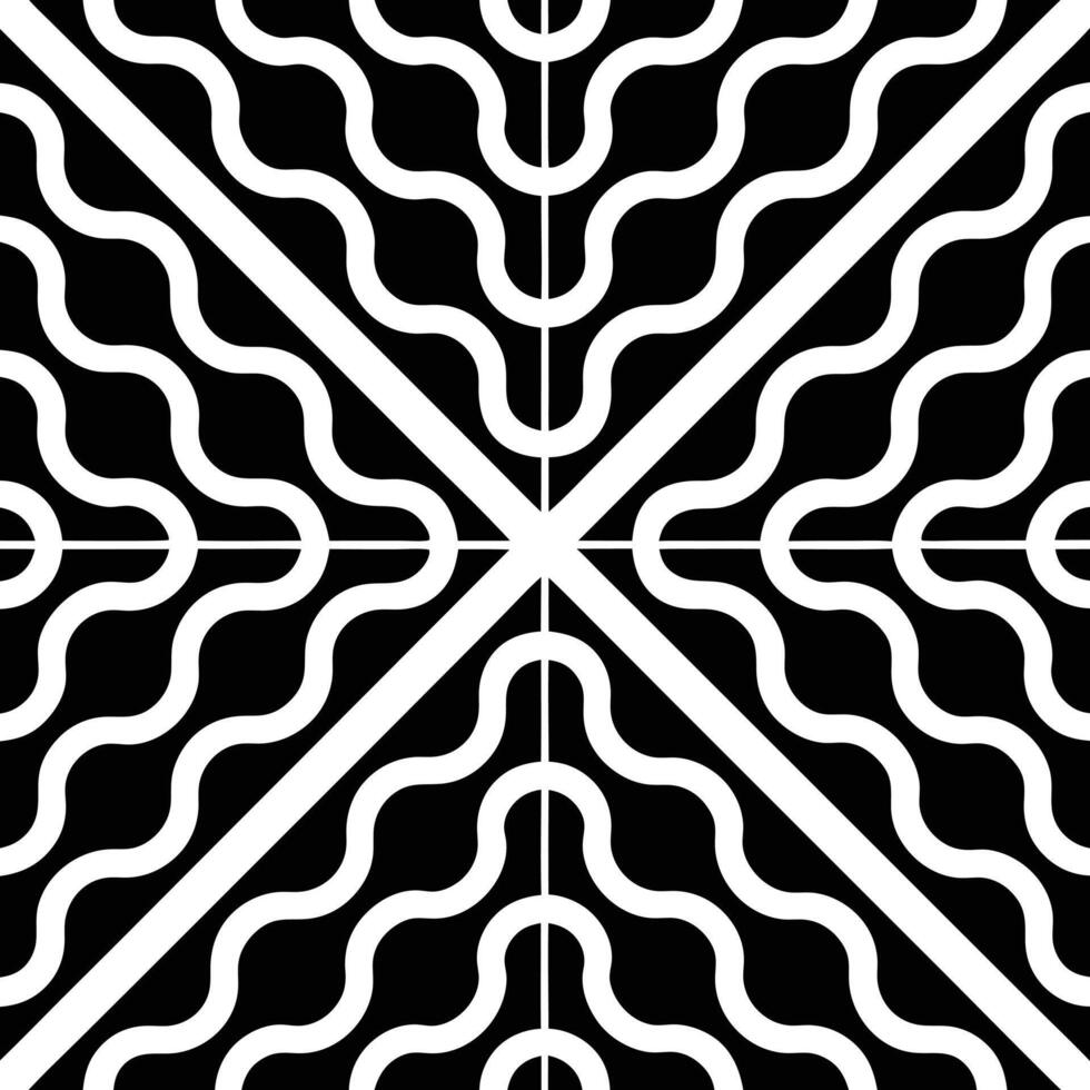 Minimalist Abstract Geometric Curves and Organic Patterns. vector