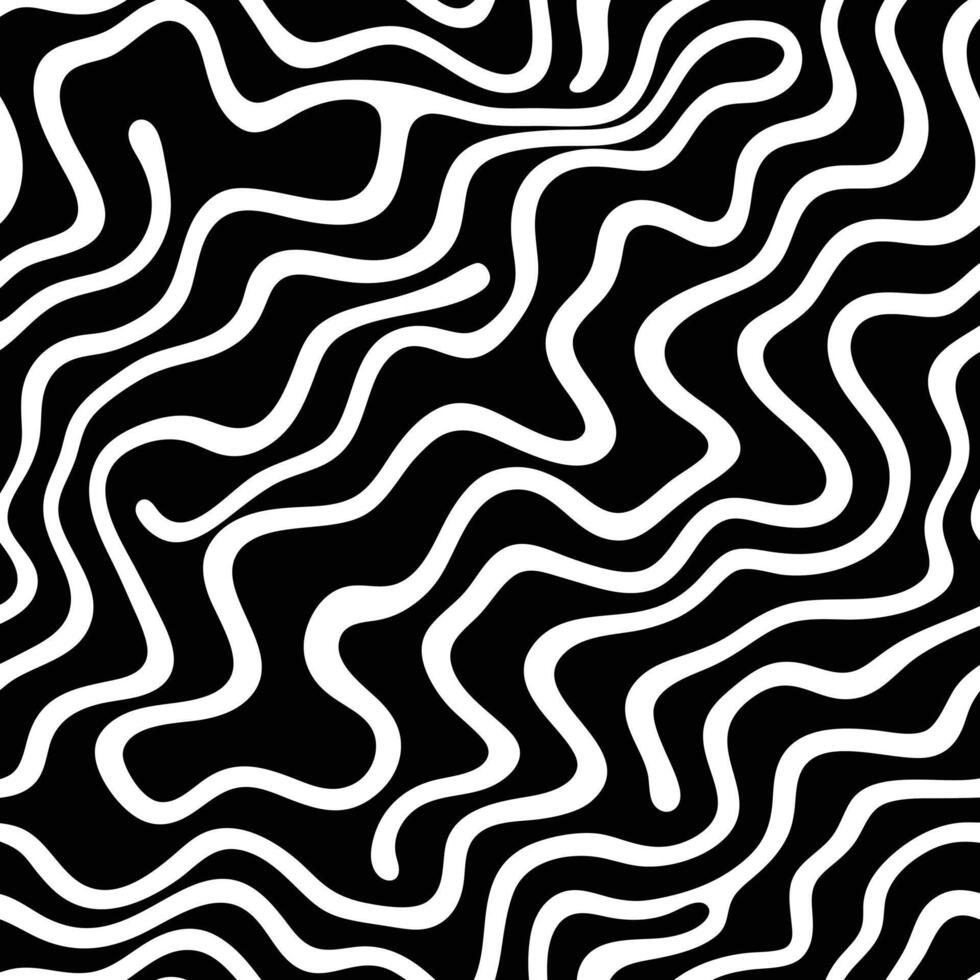 Abstract Geometric Patterns with Organic Curves. vector