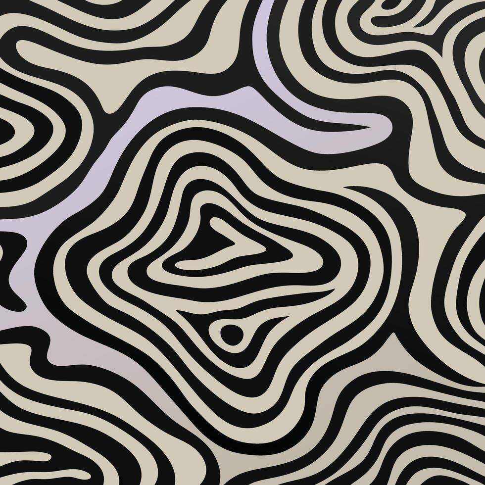 Abstract Pattern Design Organic and Geometric Curves. vector