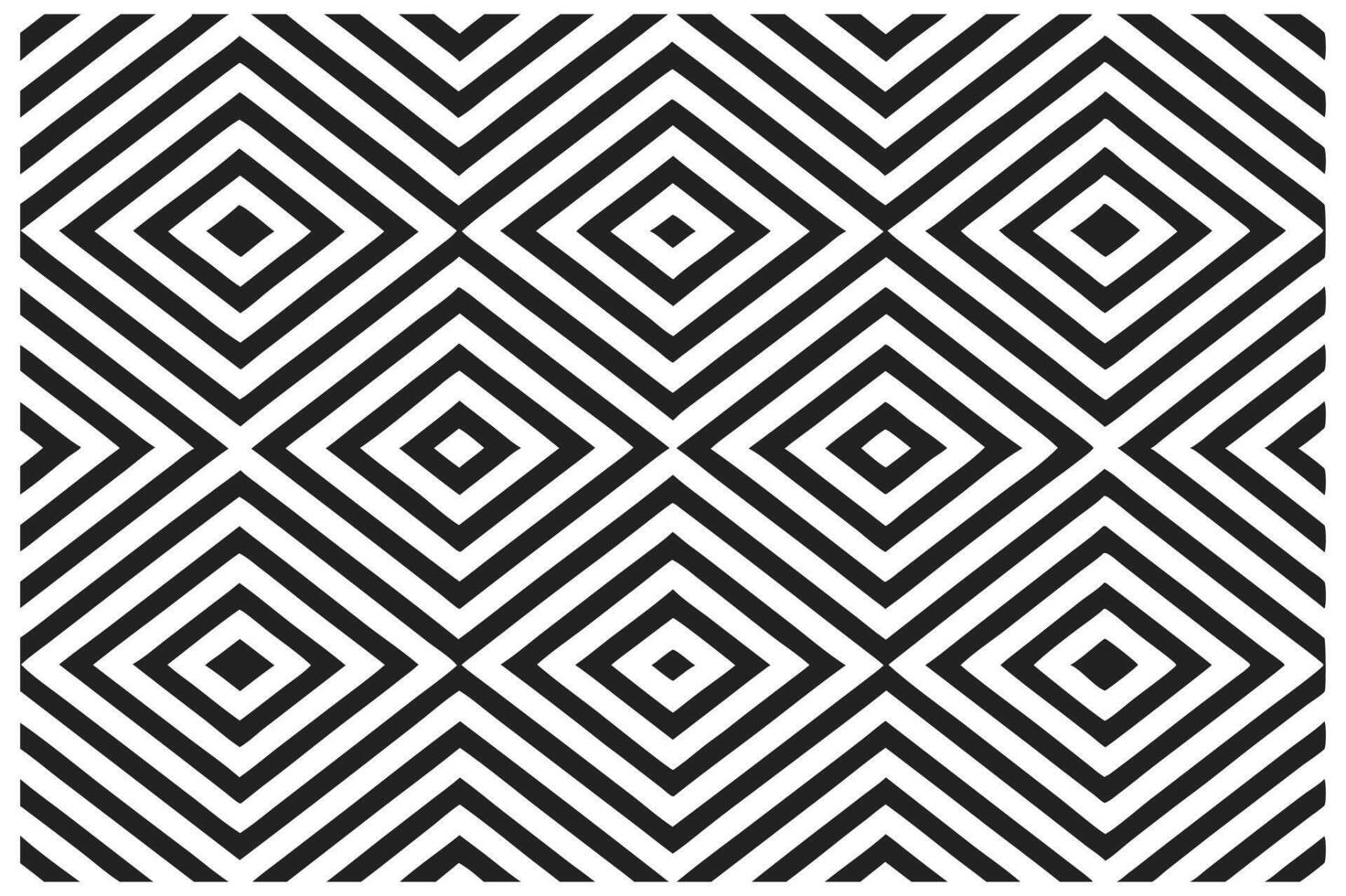Seamless Abstract Geometric Pattern Featuring Interlocking Shapes vector