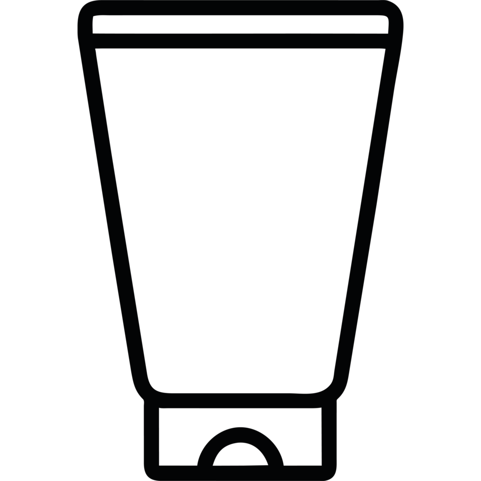 A black and white image of a cup png