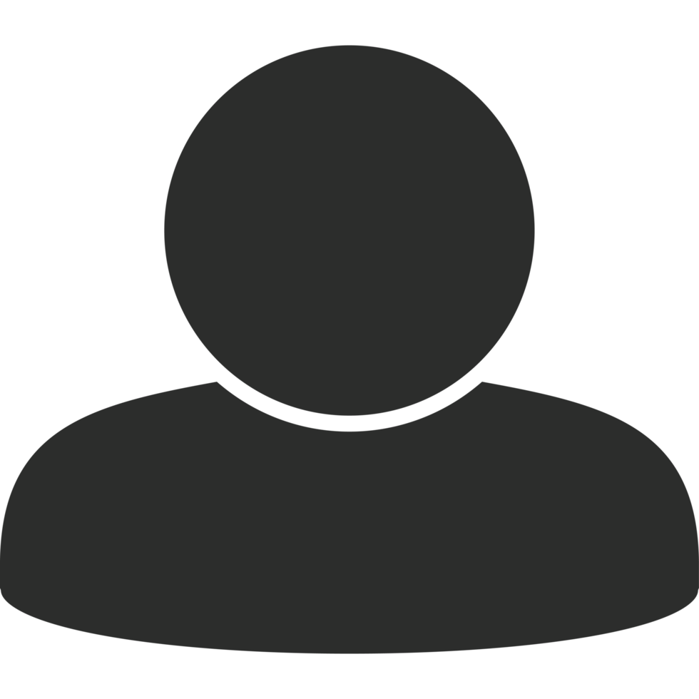 Person avatar icon isolated png