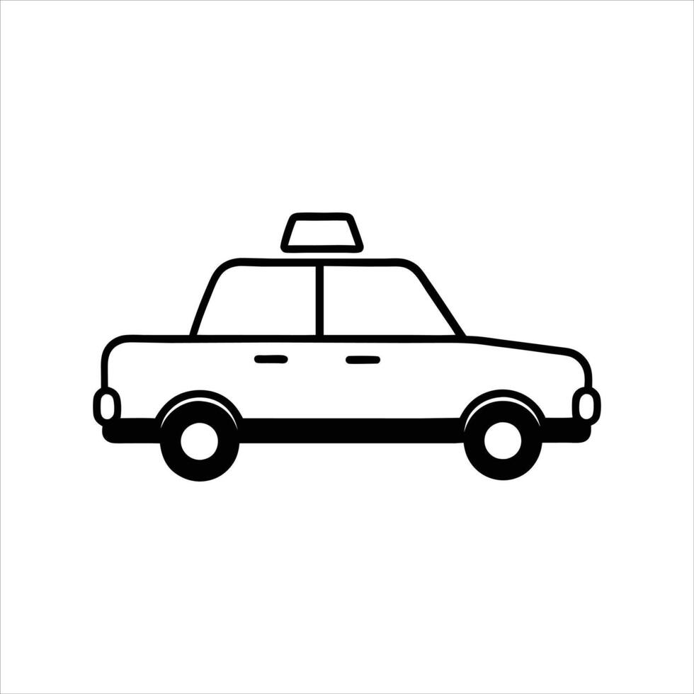 Modern Car Icon Line Art Designs for Projects vector