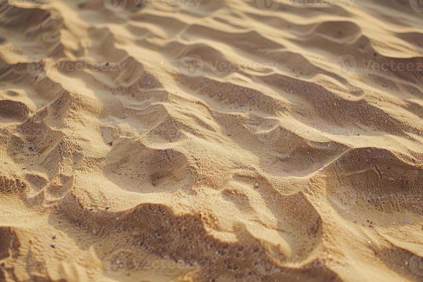 Wind creating ripples on sand dunes in desert landscape photo