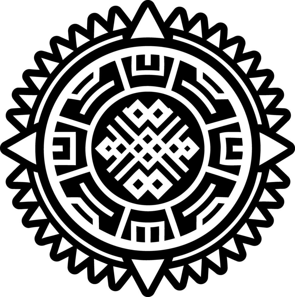 Nomadic symbol glyph style icon vector