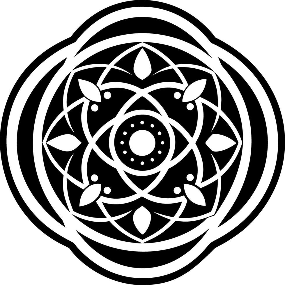 Cosmic nebula pattern icon in glyph style vector