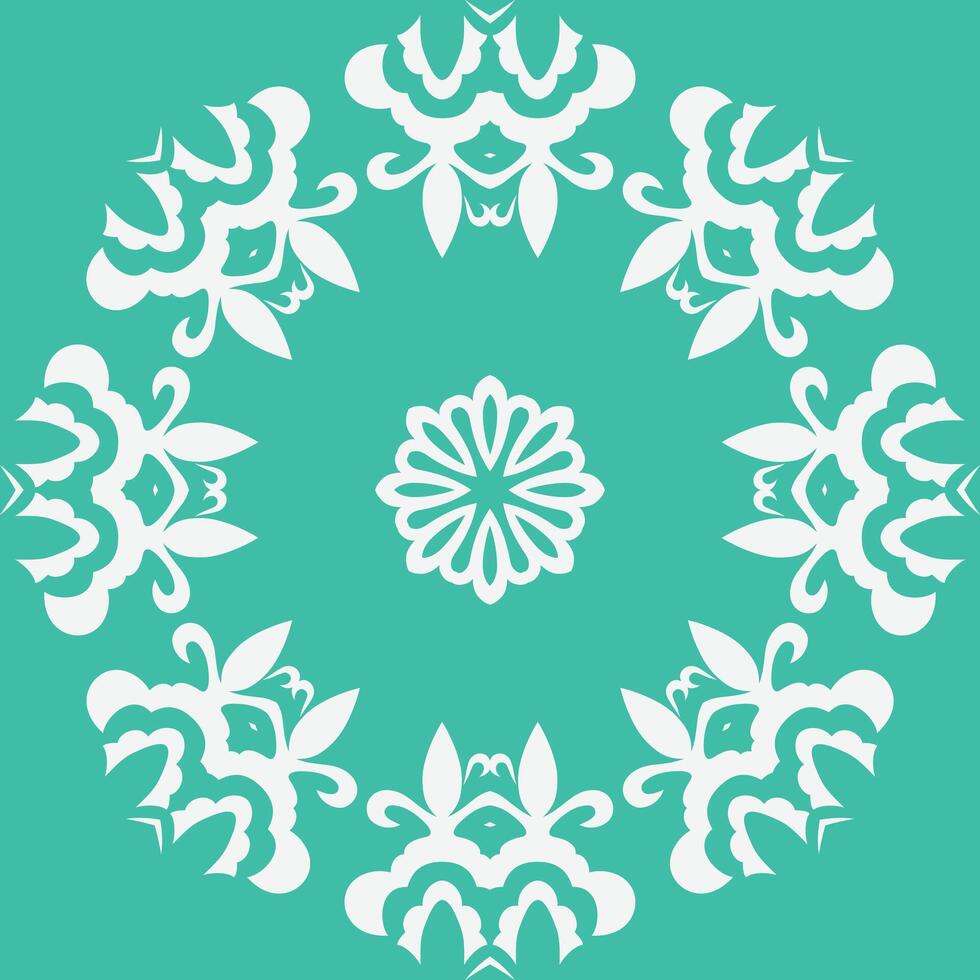 Damask Colour Aztec Abstract Geometric Pattern Background Folk Embroidery, Aztec Ornament Print. Design for Carpet, Wallpaper, Clothing, Wrapping, Fabric vector