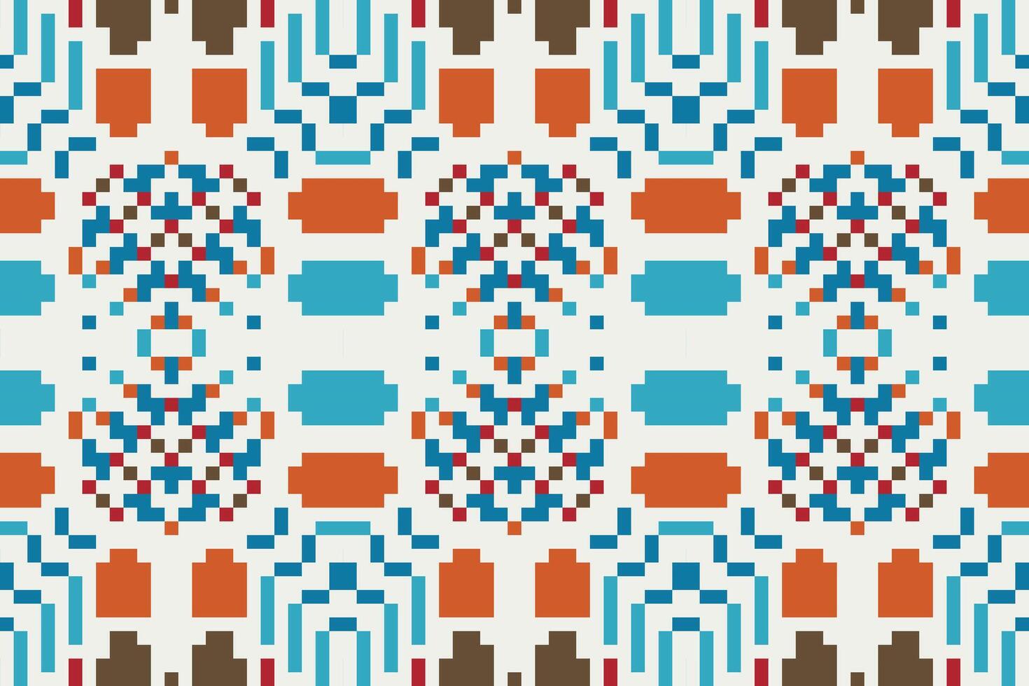 Geometric Ethnic Islamic Geometric Patterns Printablefolk Embroidery, Aztec Geometric Ornament Print. Design for Carpet, Wallpaper, Clothing, Wrapping, Fabric vector