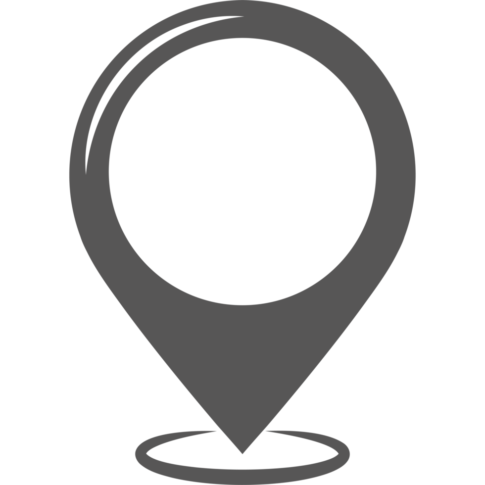 A location marker design icon isolated png