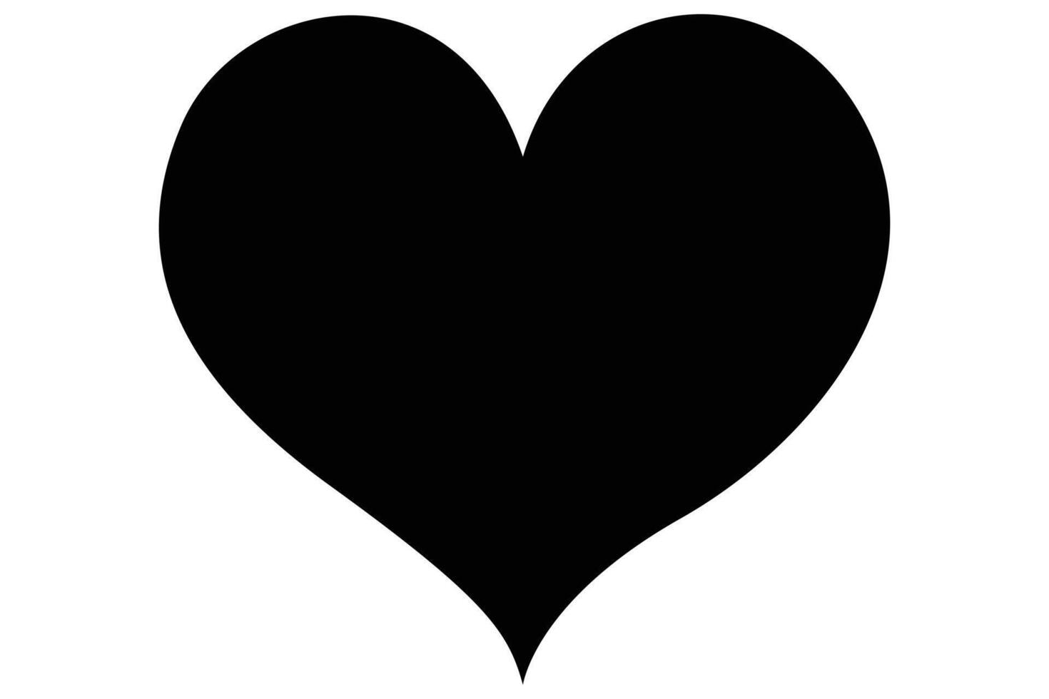 Minimalist crescent heart icon design illustration vector