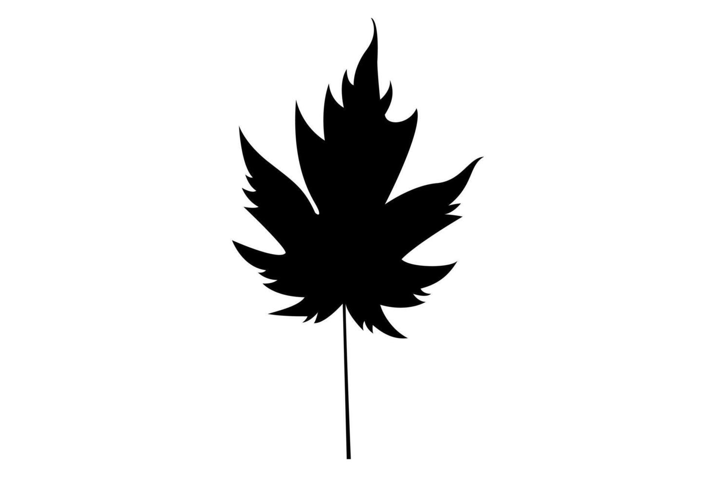 Nature leaf art vector