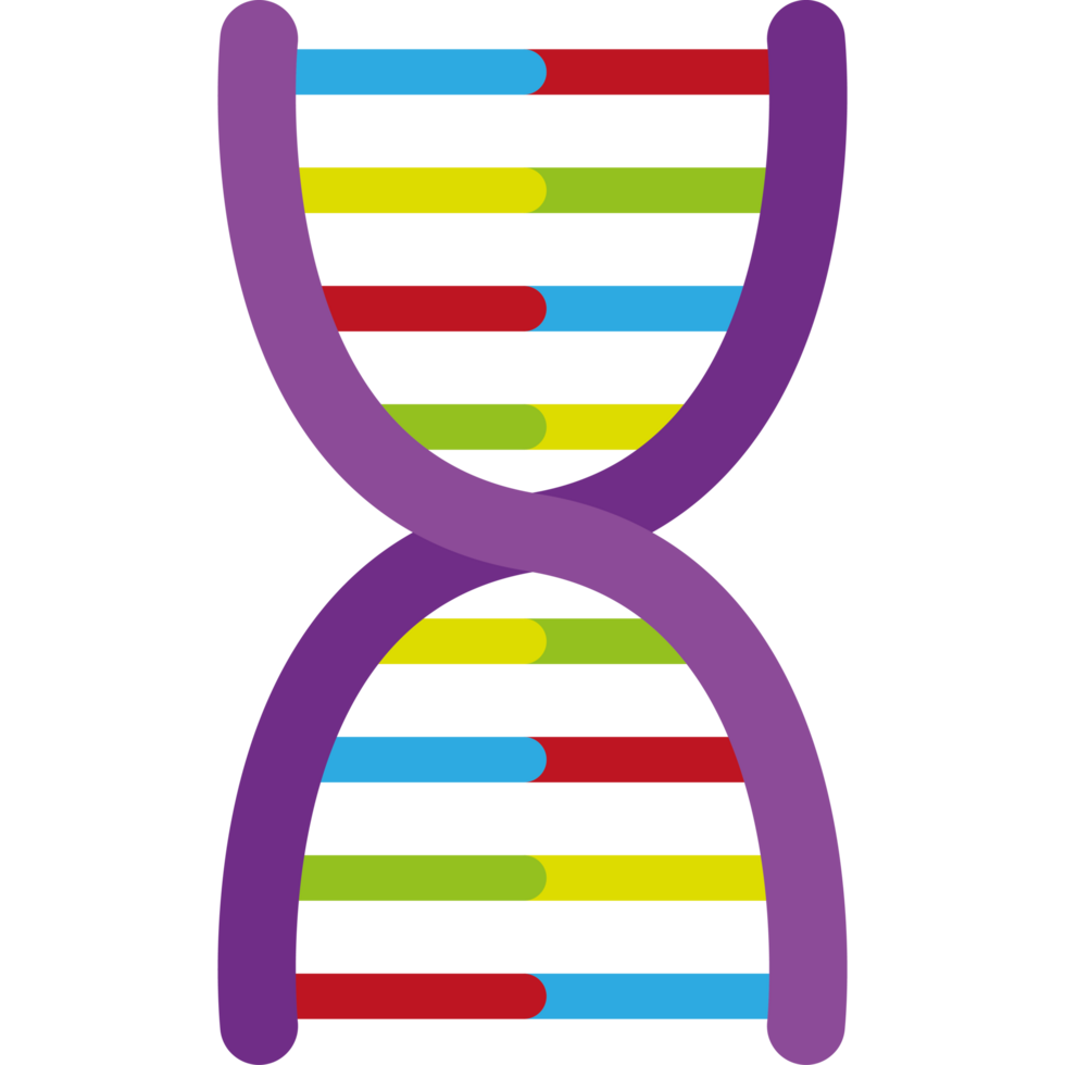 The dna symbol icon isolated png