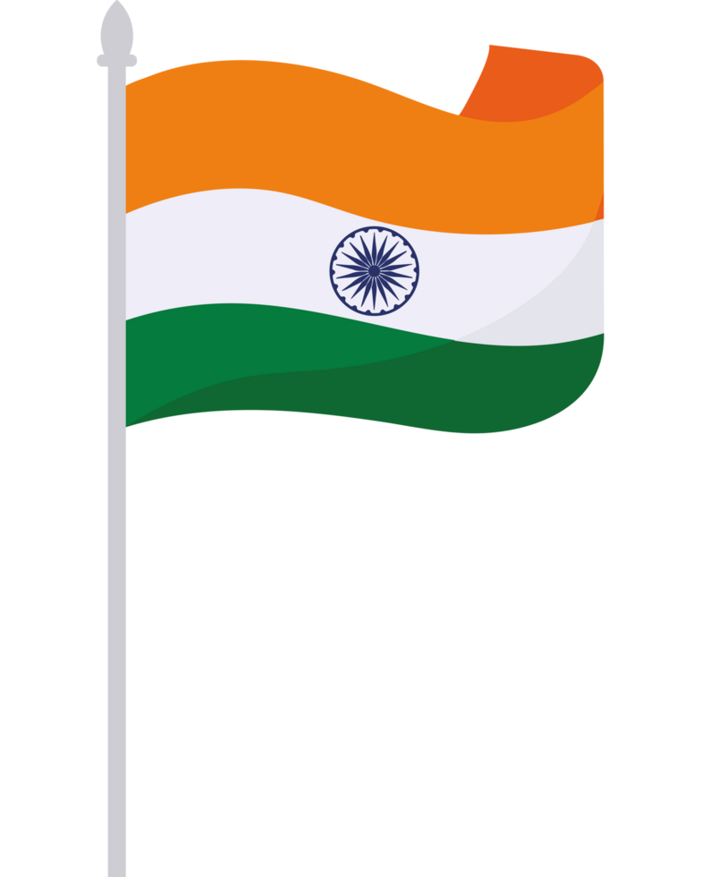 India flag icon isolated png