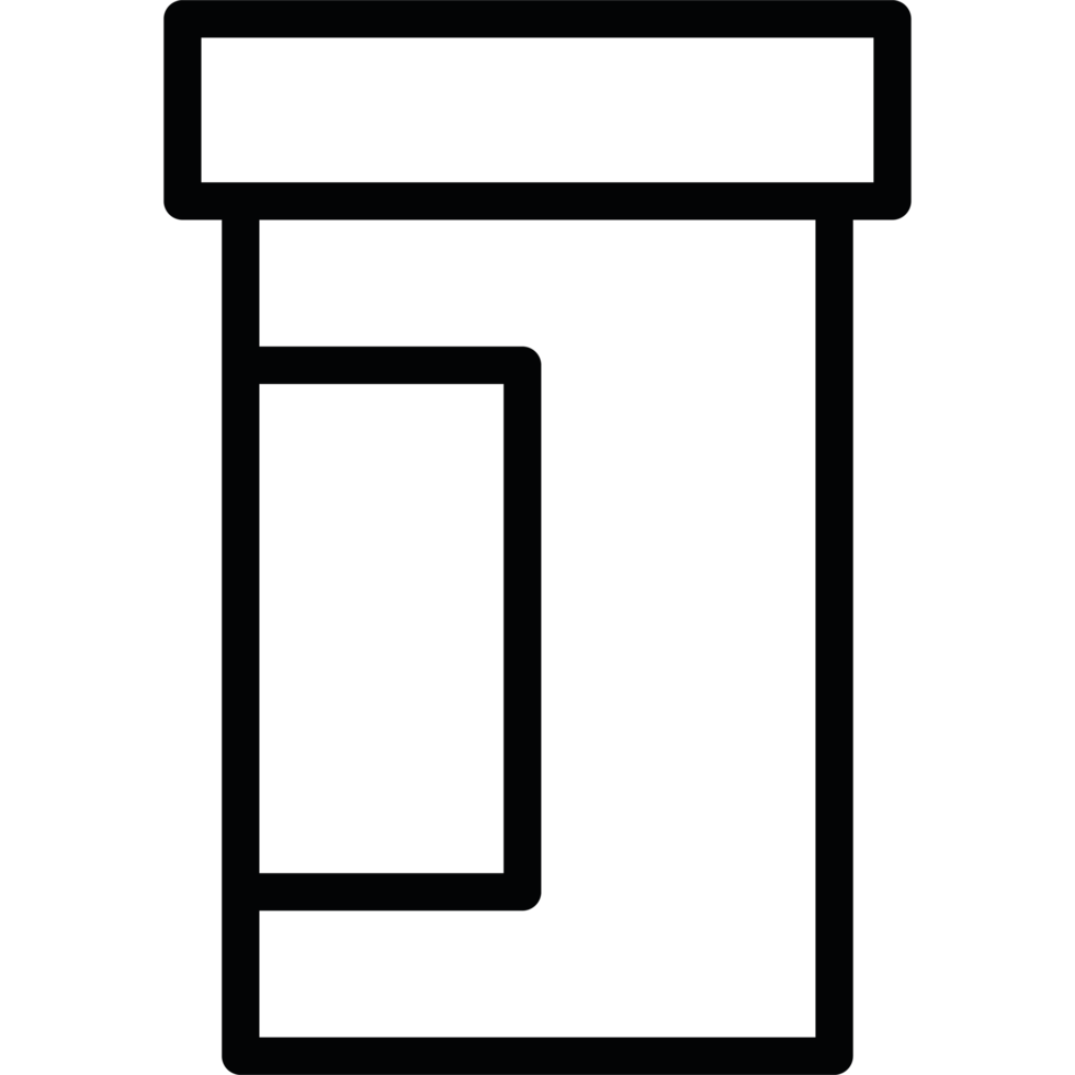 Bottle icon isolated png