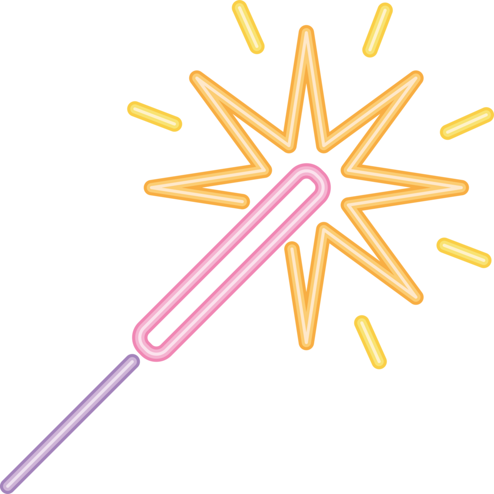 neon sparker sign icon isolated png