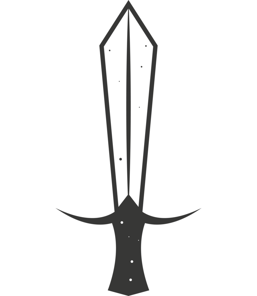 Sword of the divine icon isolated png