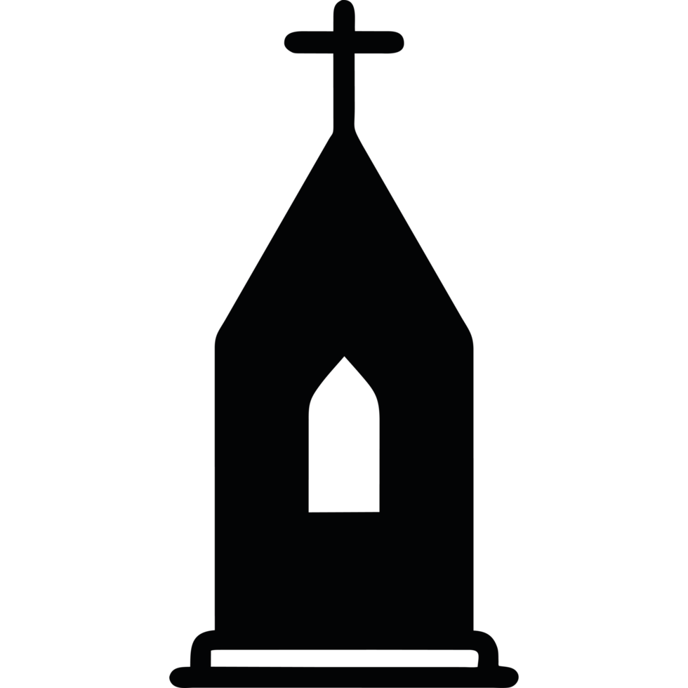 Church icon isolated png