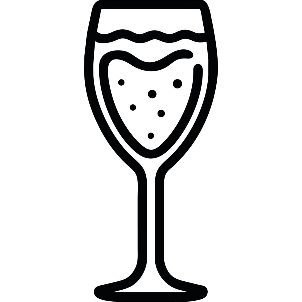 A glass of wine icon isolated png
