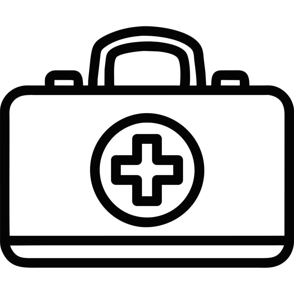 first aid kit icon isolated png