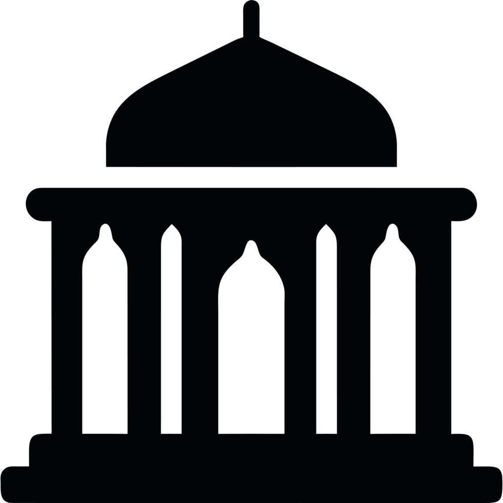 islam building icon isolated png