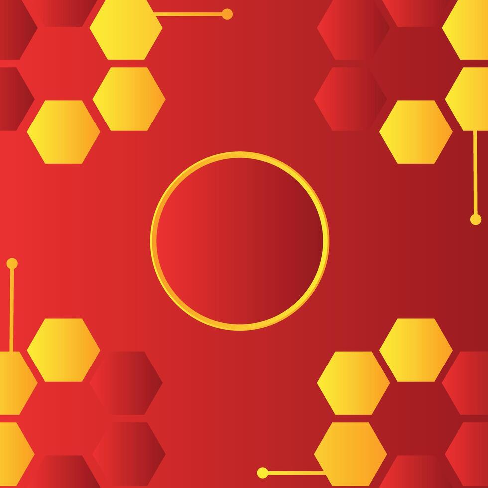 Abstract red hexagonal texture background with red abstract Background. Modern futuristic background. Can be use for landing page, any brandings, banners, headers, presentations backgrounds vector